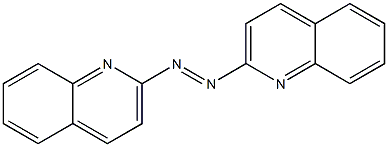 1,2-di(2-quinolyl)diaz-1-ene Structure