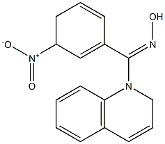 3,4-dihydro-1(2H)-quinolinyl(3-nitrophenyl)methanone oxime 化学構造式