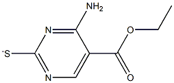 4-amino-5-(ethoxycarbonyl)pyrimidine-2-thiolate