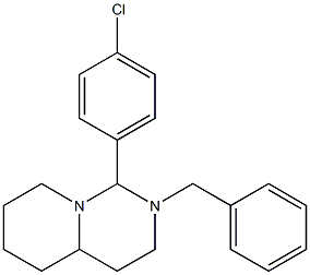 2-benzyl-1-(4-chlorophenyl)perhydropyrido[1,2-c]pyrimidine Structure