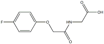  2-{[2-(4-fluorophenoxy)acetyl]amino}acetic acid