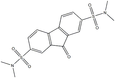 N2,N2,N7,N7-tetramethyl-9-oxo-9H-fluorene-2,7-disulfonamide|