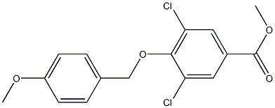 methyl 3,5-dichloro-4-[(4-methoxybenzyl)oxy]benzenecarboxylate