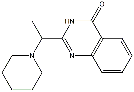 2-(1-piperidinoethyl)-4(3H)-quinazolinone Struktur