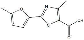 4-methyl-2-(5-methyl-2-furyl)-1,3-thiazole-5-carboxylic acid|