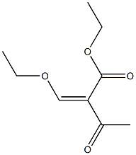 ethyl (2Z)-2-acetyl-3-ethoxyacrylate Struktur