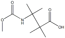 3-[(methoxycarbonyl)amino]-2,2,3-trimethylbutanoic acid|