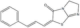  2-(3-phenylprop-2-enylidene)-2,3,5,6-tetrahydroimidazo[2,1-b][1,3]thiazol-3-one