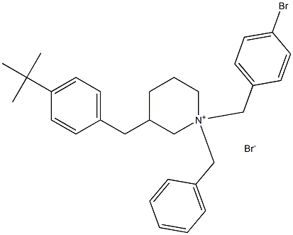  1-benzyl-1-(4-bromobenzyl)-3-[4-(tert-butyl)benzyl]piperidinium bromide