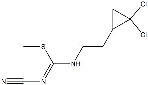  1,1-dichloro-2-(2-{[(cyanoimino)(methylthio)methyl]amino}ethyl)cyclopropane