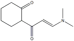 2-[(E)-3-(dimethylamino)-2-propenoyl]cyclohexanone Structure