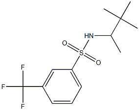 N1-(1,2,2-trimethylpropyl)-3-(trifluoromethyl)benzene-1-sulfonamide|