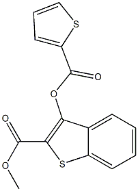 methyl 3-[(2-thienylcarbonyl)oxy]benzo[b]thiophene-2-carboxylate