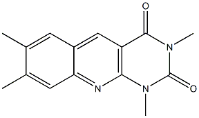 1,3,7,8-tetramethyl-1,2,3,4-tetrahydropyrimido[4,5-b]quinoline-2,4-dione Structure