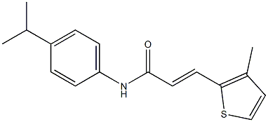 N1-(4-isopropylphenyl)-3-(3-methyl-2-thienyl)acrylamide