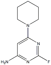 2-fluoro-6-piperidinopyrimidin-4-amine 化学構造式