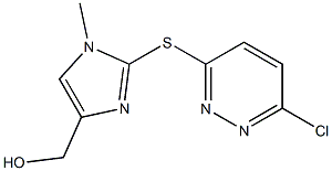 {2-[(6-chloro-3-pyridazinyl)sulfanyl]-1-methyl-1H-imidazol-4-yl}methanol