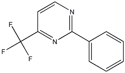 2-phenyl-4-(trifluoromethyl)pyrimidine,,结构式