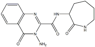 N2-(2-oxoazepan-3-yl)-3-amino-4-oxo-3,4-dihydroquinazoline-2-carboxamide Structure