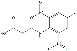 3-(4-methyl-2,6-dinitroanilino)propanoic acid Structure
