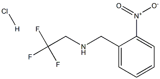 N-(2-nitrobenzyl)-N-(2,2,2-trifluoroethyl)amine hydrochloride Structure