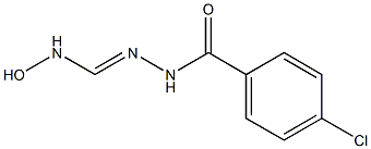 N'-(4-chlorobenzoyl)-N-hydroxyhydrazonoformamide Structure