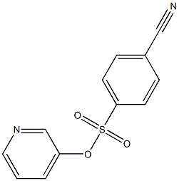  3-pyridyl 4-cyanobenzene-1-sulfonate