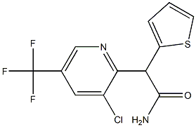 2-[3-chloro-5-(trifluoromethyl)-2-pyridinyl]-2-(2-thienyl)acetamide|