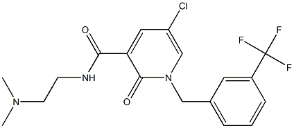 5-chloro-N-[2-(dimethylamino)ethyl]-2-oxo-1-[3-(trifluoromethyl)benzyl]-1,2-dihydro-3-pyridinecarboxamide|