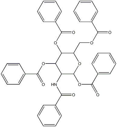 3-(benzoylamino)-2,5-di(benzoyloxy)-6-[(benzoyloxy)methyl]tetrahydro-2H-pyran-4-yl benzoate|