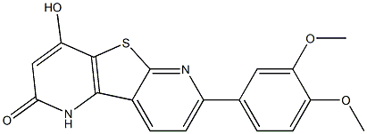 7-(3,4-dimethoxyphenyl)-4-hydroxypyrido[2',3':4,5]thieno[2,3-b]pyridin-2(1H)-one