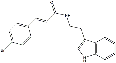 (E)-3-(4-bromophenyl)-N-[2-(1H-indol-3-yl)ethyl]-2-propenamide