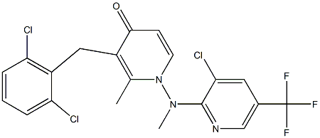 1-[[3-chloro-5-(trifluoromethyl)-2-pyridinyl](methyl)amino]-3-(2,6-dichlorobenzyl)-2-methyl-4(1H)-pyridinone