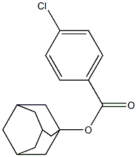 1-adamantyl 4-chlorobenzenecarboxylate Structure