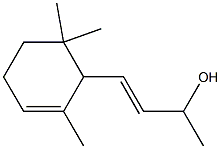 4-(2,6,6-trimethylcyclohex-2-enyl)but-3-en-2-ol 结构式