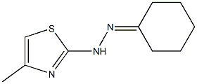 cyclohexan-1-one 1-(4-methyl-1,3-thiazol-2-yl)hydrazone