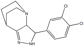 3-(3,4-dichlorophenyl)-1,4,5-triazatricyclo[5.2.2.0~2,6~]undec-5-ene 化学構造式