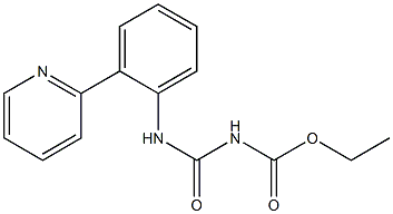 ethyl N-[(2-pyridylanilino)carbonyl]carbamate 结构式