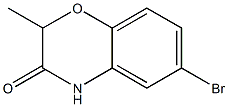 6-bromo-2-methyl-2H-1,4-benzoxazin-3(4H)-one,,结构式