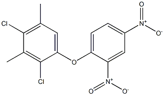 2,4-dichloro-1-(2,4-dinitrophenoxy)-3,5-dimethylbenzene Structure