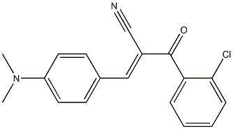  2-(2-chlorobenzoyl)-3-[4-(dimethylamino)phenyl]acrylonitrile