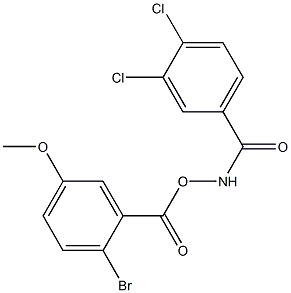 N-[(2-bromo-5-methoxybenzoyl)oxy]-3,4-dichlorobenzamide