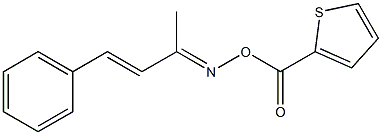 2-({[(1-methyl-3-phenylprop-2-enylidene)amino]oxy}carbonyl)thiophene