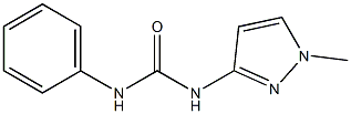 N-(1-methyl-1H-pyrazol-3-yl)-N'-phenylurea Structure