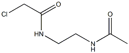 N-[2-(acetylamino)ethyl]-2-chloroacetamide,,结构式