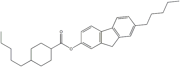  7-pentyl-9H-fluoren-2-yl 4-pentylcyclohexane-1-carboxylate