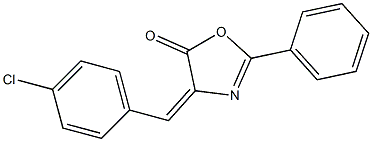 4-(4-chlorobenzylidene)-2-phenyl-4,5-dihydro-1,3-oxazol-5-one