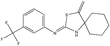  N1-(4-methylidene-3-thia-1-azaspiro[4.5]dec-2-yliden)-3-(trifluoromethyl)aniline