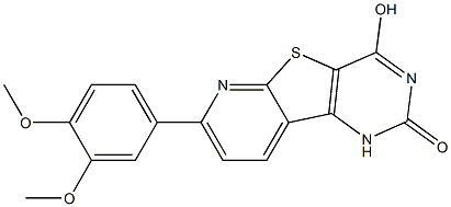  7-(3,4-dimethoxyphenyl)-4-hydroxypyrido[3',2':4,5]thieno[3,2-d]pyrimidin-2(1H)-one