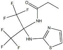  N1-[2,2,2-trifluoro-1-(1,3-thiazol-2-ylamino)-1-(trifluoromethyl)ethyl]propanamide